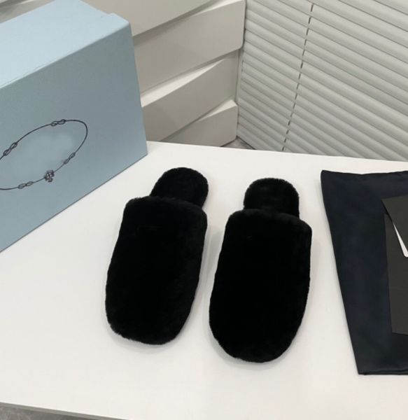designer mink fur slippers loafers early spring furry wool slipper household indoor cotton, Black
designer mink fur slippers loafers early spring furry wool slipper household indoor cotton, Black