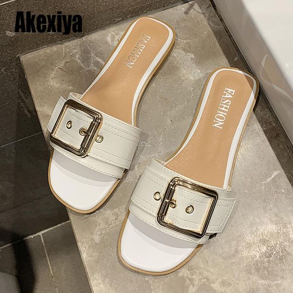 slippers women flats buckle ladies fashion casual classics slides summer outside flat with shoes size 40 s327, Black
slippers women flats buckle ladies fashion casual classics slides summer outside flat with shoes size 40 s327, Black