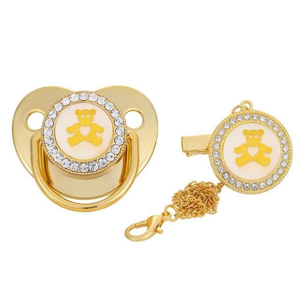 pacifiers# 0-18 months bling luxury rhinestone baby pacifier lovely bear infant silicone orthodontic nipple sleep soother
pacifiers# 0-18 months bling luxury rhinestone baby pacifier lovely bear infant silicone orthodontic nipple sleep soother