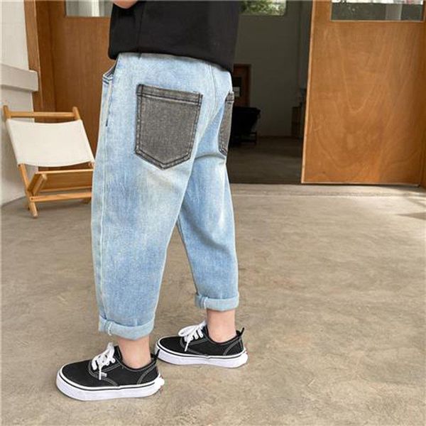 jeans baby boy patchwork autumn spring toddlers kids trousers clothes for children's denim pants, Blue
jeans baby boy patchwork autumn spring toddlers kids trousers clothes for children's denim pants, Blue