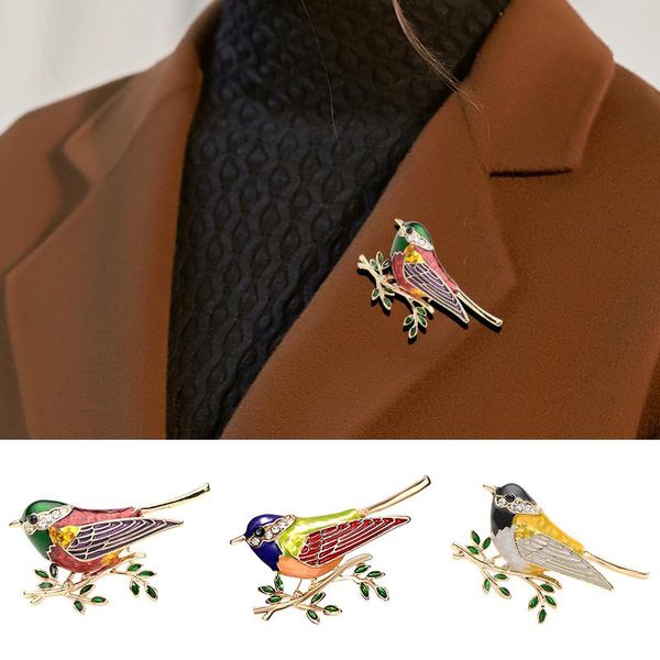 pins, brooches rhinestone colorful enamel oriole bird branch brooch pins men women's alloy for suits dress banquet gift, Gray
pins, brooches rhinestone colorful enamel oriole bird branch brooch pins men women's alloy for suits dress banquet gift, Gray