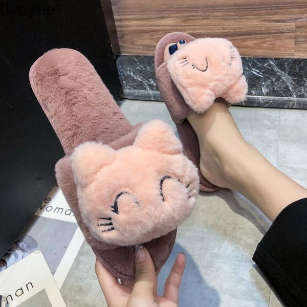 slippers women lovely cat animal prints solid flat indoor shoes winter plush warm home size 36-41, Black
slippers women lovely cat animal prints solid flat indoor shoes winter plush warm home size 36-41, Black