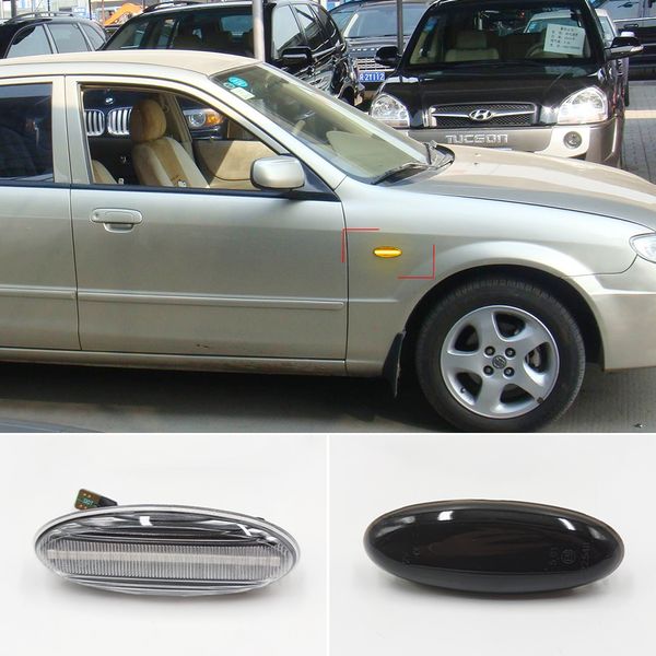 2pcs for mazda 323 familia protege tribute mx-6 astina lantis dynamic blinker turn signal lamp led side marker light
2pcs for mazda 323 familia protege tribute mx-6 astina lantis dynamic blinker turn signal lamp led side marker light