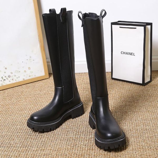 boots fashion 2021 women's long black pu leather grooving sole knee-high thick bottom comfortable rubber
boots fashion 2021 women's long black pu leather grooving sole knee-high thick bottom comfortable rubber