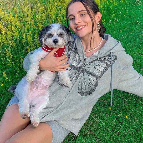 autumn and winter fashion women's casual loose jacket butterfly diamond printed long sleeve hooded sweater, Black
autumn and winter fashion women's casual loose jacket butterfly diamond printed long sleeve hooded sweater, Black