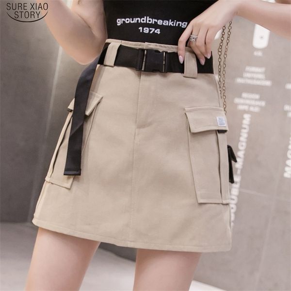 korean women's skirt fashion vintage a-line solid ladies short female summer high waist pocket tooling 9174 50 210506, Black
korean women's skirt fashion vintage a-line solid ladies short female summer high waist pocket tooling 9174 50 210506, Black