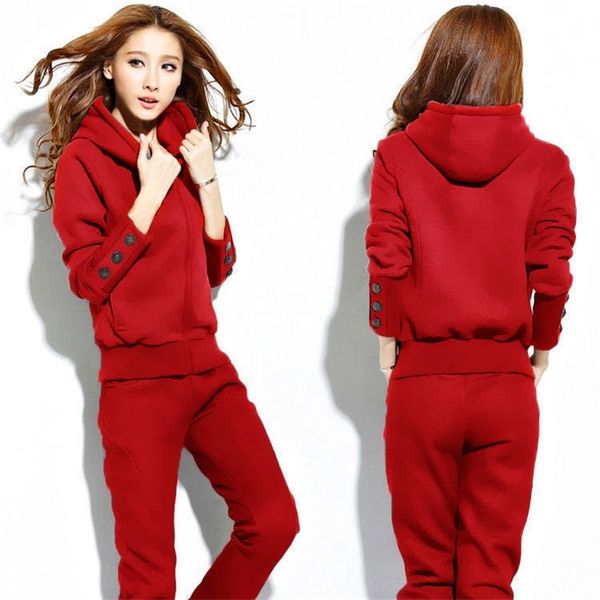 tracksuits) suit women's sweater 2021 autumn winter new korean version large plush thickened two-piece sports and leisure, Gray
tracksuits) suit women's sweater 2021 autumn winter new korean version large plush thickened two-piece sports and leisure, Gray