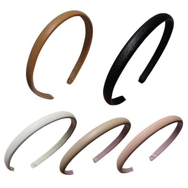 hair accessories korean style skinny faux leather covered headband 1cm wide simple solid color hoop vintage elegant
hair accessories korean style skinny faux leather covered headband 1cm wide simple solid color hoop vintage elegant