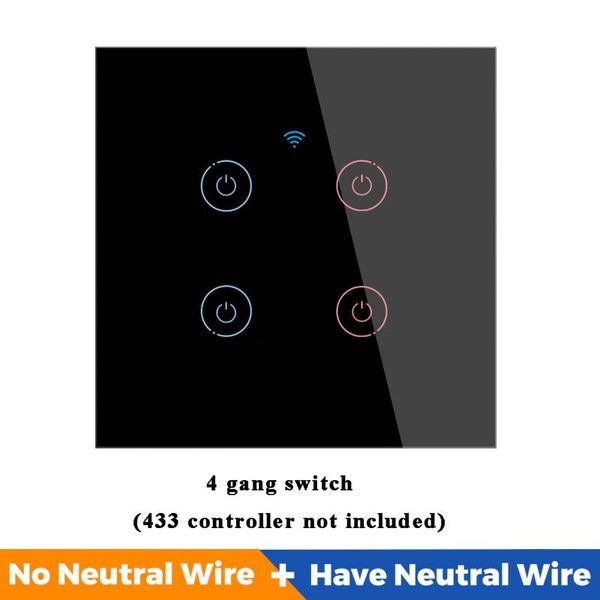 smart home control tuya wifi 1/2/3/4 gang 433mhz touch switch wall button for alexa and google assistant drop
smart home control tuya wifi 1/2/3/4 gang 433mhz touch switch wall button for alexa and google assistant drop