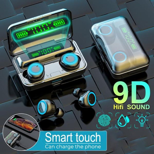 f9-3 wireless headphones 5.1 rechargeable mini 9d stereo in-ear earphones sports outdoor noise reduction headsets
f9-3 wireless headphones 5.1 rechargeable mini 9d stereo in-ear earphones sports outdoor noise reduction headsets