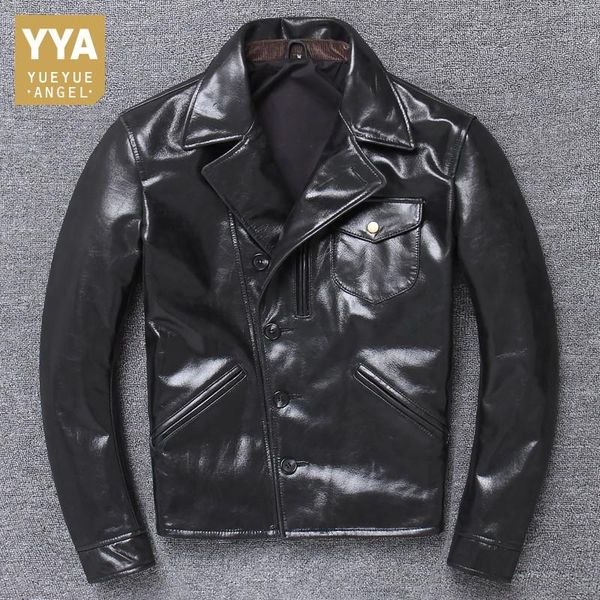 men's leather & faux vintage motorcycle biker cowhide jacket men streetwear single breasted slim office genuine short coat punk black o
men's leather & faux vintage motorcycle biker cowhide jacket men streetwear single breasted slim office genuine short coat punk black o