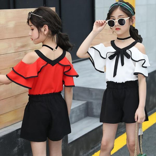 kids clothes for girls clothing sets summer t shirt shorts 2pcs outfit teenage children 8 10 12 year, White
kids clothes for girls clothing sets summer t shirt shorts 2pcs outfit teenage children 8 10 12 year, White