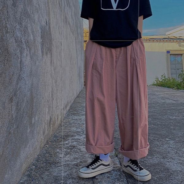 men's pants new loose drawstring haren cargo baggy casual streetwear fashion trend trousers black/pink sweatpants anie
men's pants new loose drawstring haren cargo baggy casual streetwear fashion trend trousers black/pink sweatpants anie