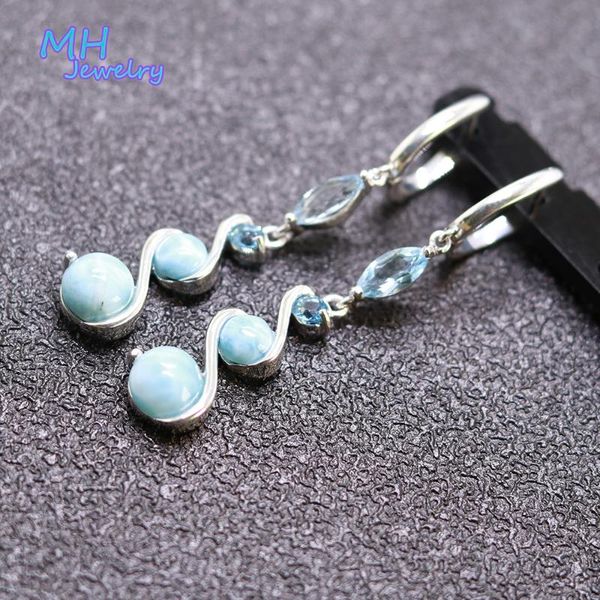 dangle & chandelier mh natural blue larimar and z gemstone padlock earring 925 sterling silver fine jewelry gift party lady express 
dangle & chandelier mh natural blue larimar and z gemstone padlock earring 925 sterling silver fine jewelry gift party lady express