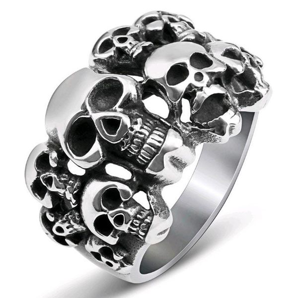 vintage domineering skull rings simple metal skeleton men's party 2021 male finger jewelry accessories gifts cluster, Golden;silver
vintage domineering skull rings simple metal skeleton men's party 2021 male finger jewelry accessories gifts cluster, Golden;silver