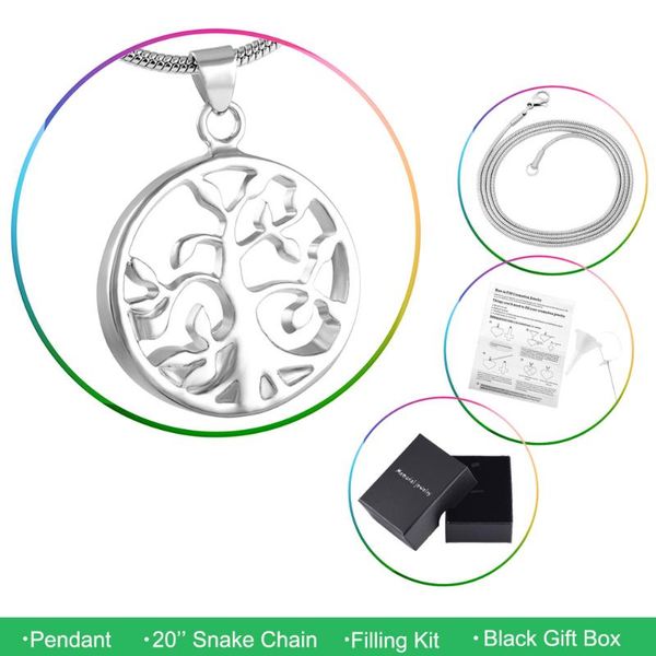 pendant necklaces mjd8107 tree of life urn necklace memorial ashes keepsake cremation +fill kit+box, Silver
pendant necklaces mjd8107 tree of life urn necklace memorial ashes keepsake cremation +fill kit+box, Silver