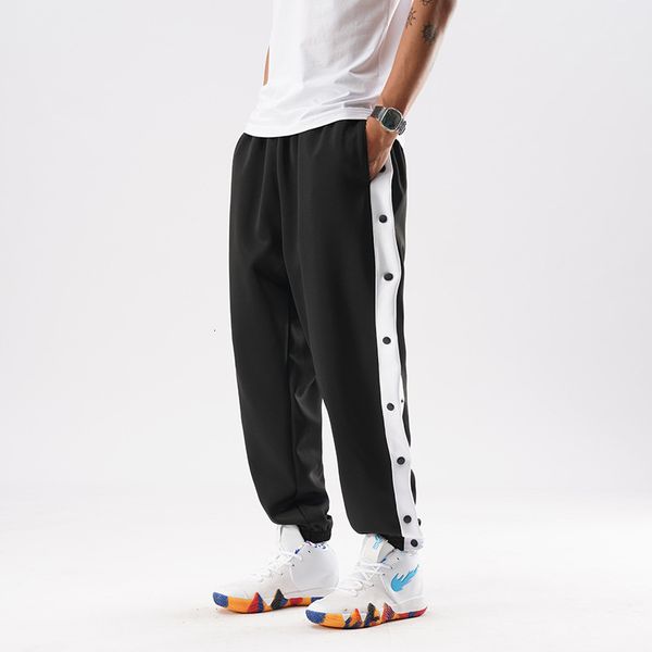 casual pants sweatpants men's summer full breasted loose leggings training basketball running, Black
casual pants sweatpants men's summer full breasted loose leggings training basketball running, Black