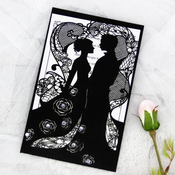 greeting cards 20pcs elegant groom and bride laser cut wedding invitation card with diamods valentine's day party supplies
greeting cards 20pcs elegant groom and bride laser cut wedding invitation card with diamods valentine's day party supplies