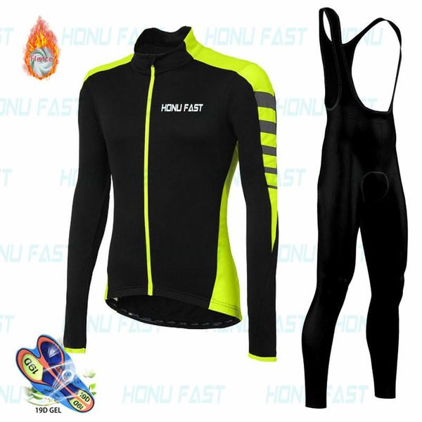 pro team winter thermal fleece cycling clothes men long sleeve jersey suit outdoor riding bike mtb clothing bib pants set racing sets, Black;blue
pro team winter thermal fleece cycling clothes men long sleeve jersey suit outdoor riding bike mtb clothing bib pants set racing sets, Black;blue