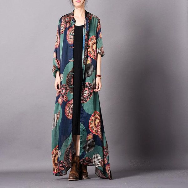 women's trench coats women spring summer printed loose long coat ladies silk plus size retro outerwear female print irregular length ov, Tan;black
women's trench coats women spring summer printed loose long coat ladies silk plus size retro outerwear female print irregular length ov, Tan;black