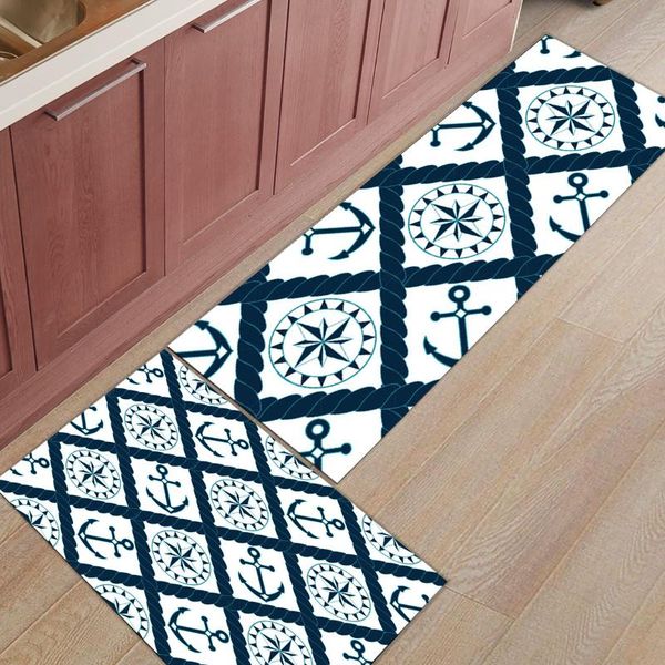 anchor rope geometry long kitchen mat home entrance doormat anti-slip bathroom rug floor decoration carpets
anchor rope geometry long kitchen mat home entrance doormat anti-slip bathroom rug floor decoration carpets