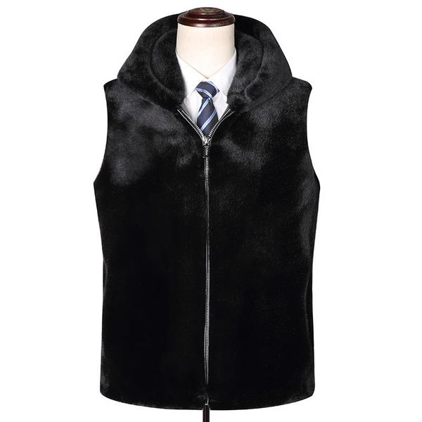 men's vests q2 fashion autumn and winter men;s clothing cashmere waistcoat male fur coat 10% mink vest hooded jacket, Black;white
men's vests q2 fashion autumn and winter men;s clothing cashmere waistcoat male fur coat 10% mink vest hooded jacket, Black;white