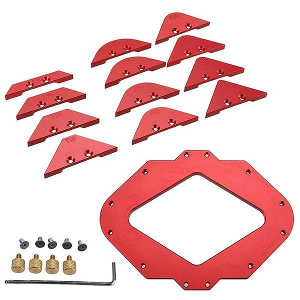 professional hand tool sets 13pcs router table corner jig radius chamfer templates kit rounded beveled woodworking edge treatment tools
professional hand tool sets 13pcs router table corner jig radius chamfer templates kit rounded beveled woodworking edge treatment tools