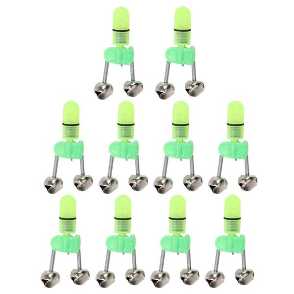 bike horns 10pcs fishing bells bite ring led light sound alert indicator (green)
bike horns 10pcs fishing bells bite ring led light sound alert indicator (green)