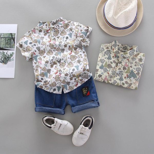clothing sets 2021 summer toddler kids baby boy short sleeve cartoon pattern shirt + denim pants set clothes gifts for boys#y, White
clothing sets 2021 summer toddler kids baby boy short sleeve cartoon pattern shirt + denim pants set clothes gifts for boys#y, White