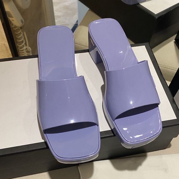 slippers sandals 2021 new family high heel sandals middle slippers thick jelly women's shoes size 35-41, Black
slippers sandals 2021 new family high heel sandals middle slippers thick jelly women's shoes size 35-41, Black