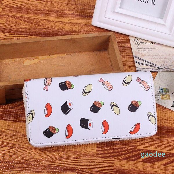 designer-wallets egg sushi bread flesh fish funny pattern printed long women's food chowhound large capacity female purses, Red;black
designer-wallets egg sushi bread flesh fish funny pattern printed long women's food chowhound large capacity female purses, Red;black