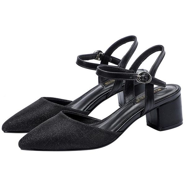 flocking shallow mouth pointed toe high heels women's 4.5 cm hollow sandals fashion for women direct sales, Black
flocking shallow mouth pointed toe high heels women's 4.5 cm hollow sandals fashion for women direct sales, Black