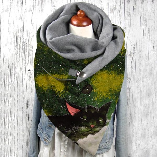 scarves 40# winter universal scarf harajuku cat printing button soft wrap casual warm shawls women cashmere, Blue;gray
scarves 40# winter universal scarf harajuku cat printing button soft wrap casual warm shawls women cashmere, Blue;gray