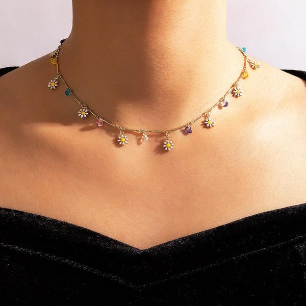 chokers tocona bohemian colorful flowers chain choker necklace for women trendy pretty rhinestone tassel party jewelry collar, Golden;silver
chokers tocona bohemian colorful flowers chain choker necklace for women trendy pretty rhinestone tassel party jewelry collar, Golden;silver