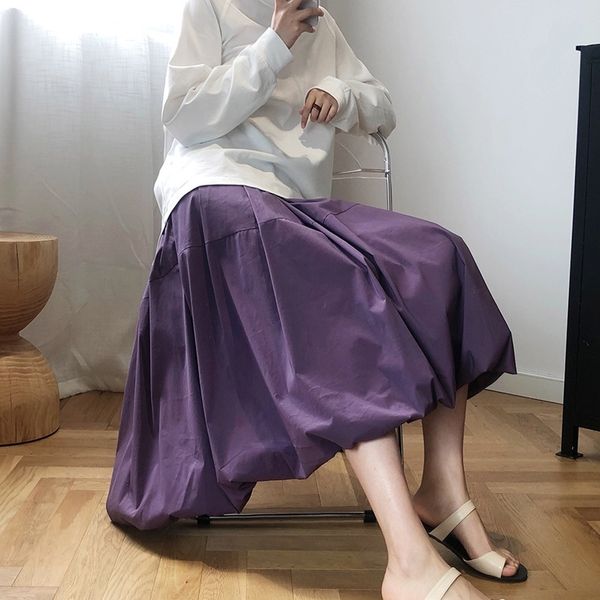 spring and summer korean fashion casual loose women's skirts high waist pleated elegant a-line 210615, Black
spring and summer korean fashion casual loose women's skirts high waist pleated elegant a-line 210615, Black