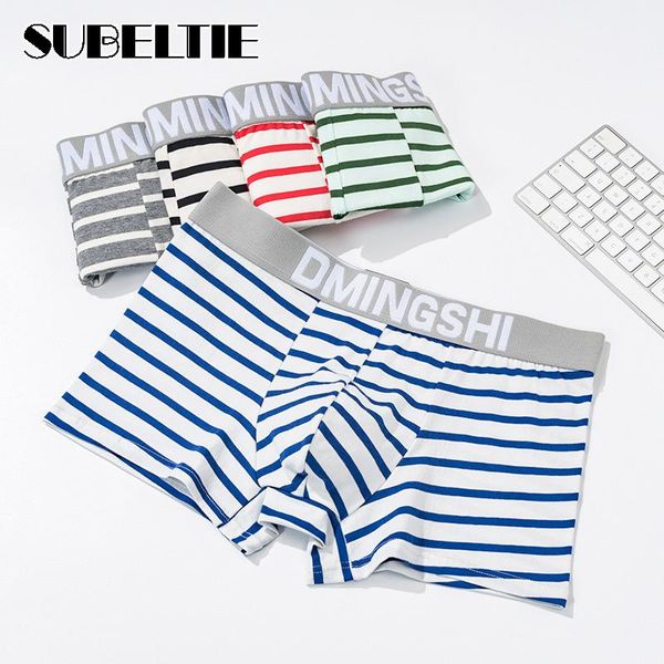 underpants subeltie striped men's boxers cotton mens underwear trunks woven homme arrow panties boxer with elastic waistband shorts, Black;white
underpants subeltie striped men's boxers cotton mens underwear trunks woven homme arrow panties boxer with elastic waistband shorts, Black;white