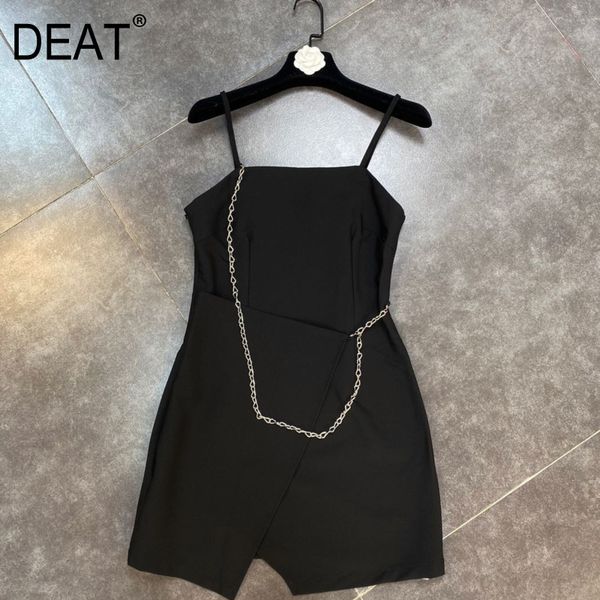 spring summer fashion casual chain decoration irregular solid color sleeveless suspender dress women sk183 210525, Black;gray
spring summer fashion casual chain decoration irregular solid color sleeveless suspender dress women sk183 210525, Black;gray