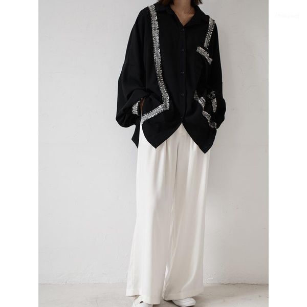 women's jackets chiffon early autumn irregular loose long sleeve fashionable foreign style shirt, Black;brown
women's jackets chiffon early autumn irregular loose long sleeve fashionable foreign style shirt, Black;brown