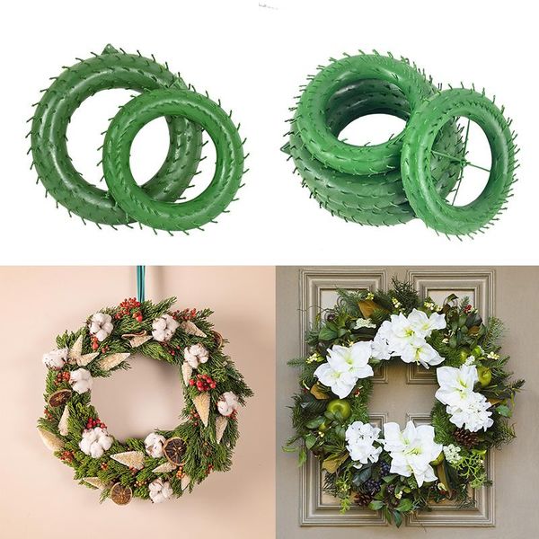 decorative flowers & wreaths 21/26cm round wreath accessories plastic garland holder wall hanging ornament wedding christmas home decoration
decorative flowers & wreaths 21/26cm round wreath accessories plastic garland holder wall hanging ornament wedding christmas home decoration