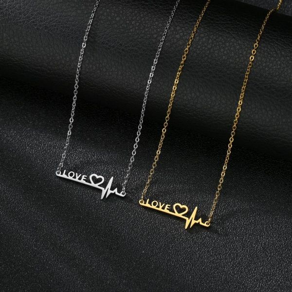 pendant necklaces lover gifts stethoscope heartbeat necklace women love heart stainless steel pendants engagement jewelry, Silver
pendant necklaces lover gifts stethoscope heartbeat necklace women love heart stainless steel pendants engagement jewelry, Silver