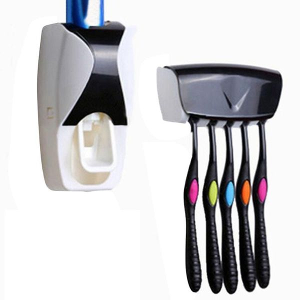 toothbrush holders automatic auto toothpaste dispenser 5 holder storage shelf set wall mount bathroom accessories
toothbrush holders automatic auto toothpaste dispenser 5 holder storage shelf set wall mount bathroom accessories