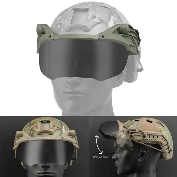 cycling helmets tactical helmet flip goggles guide rail adjustable windproof anti fog cs wargame paintball up protective mask goggle
cycling helmets tactical helmet flip goggles guide rail adjustable windproof anti fog cs wargame paintball up protective mask goggle