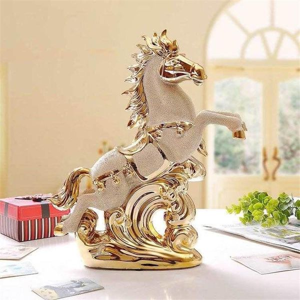 decorative objects & figurines sales gold horse statue crafts home decoration accessories sculpture ceramic animal art for living room r564
decorative objects & figurines sales gold horse statue crafts home decoration accessories sculpture ceramic animal art for living room r564