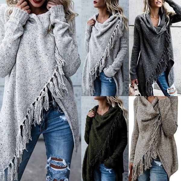 women's sweaters ladies fashion 2021 casual loose knitted tassel sweater knitwear womens winter clothes women, White;black
women's sweaters ladies fashion 2021 casual loose knitted tassel sweater knitwear womens winter clothes women, White;black