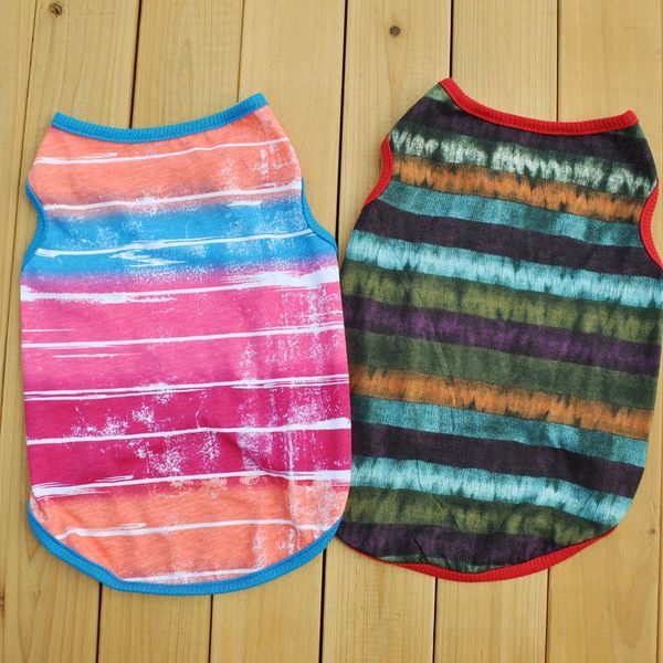 dog apparel color stripe kitten puppy summer clothes comfortable handsome pet vests clothing large shirt cat t-shirt
dog apparel color stripe kitten puppy summer clothes comfortable handsome pet vests clothing large shirt cat t-shirt