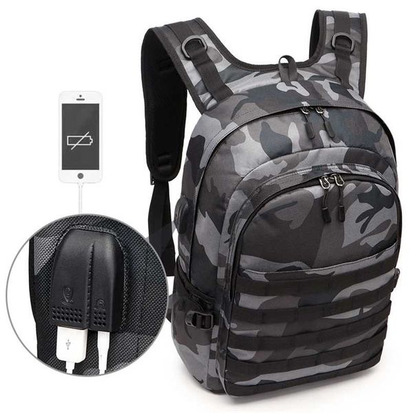 school bag backpack men pubg mochila pubg battlefield infantry pack camouflage travel canvas usb headphone jack back knapsack 211026
school bag backpack men pubg mochila pubg battlefield infantry pack camouflage travel canvas usb headphone jack back knapsack 211026
