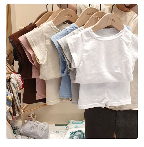 aks ins korean australia kids clothing sets summer pure cotton short sleeve tees with shorts 2pieces infant toddler children outfits, White
aks ins korean australia kids clothing sets summer pure cotton short sleeve tees with shorts 2pieces infant toddler children outfits, White