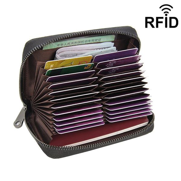 card holders real leather bag female anti theft brush male cover passport wallet business, Brown;gray
card holders real leather bag female anti theft brush male cover passport wallet business, Brown;gray