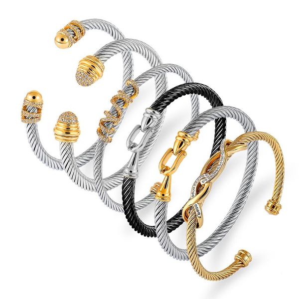 bangle 2021 luxury stackable cuff for women wedding full cubic zircon crystal cz cable wire rope bracelet party gift, Black
bangle 2021 luxury stackable cuff for women wedding full cubic zircon crystal cz cable wire rope bracelet party gift, Black