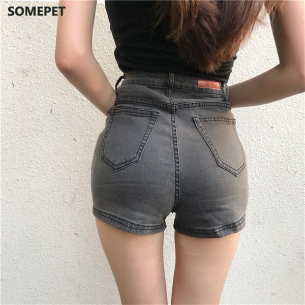 women's shorts blue crimping denim for women high waisted black short jeans feminino mujer summer, White;black
women's shorts blue crimping denim for women high waisted black short jeans feminino mujer summer, White;black